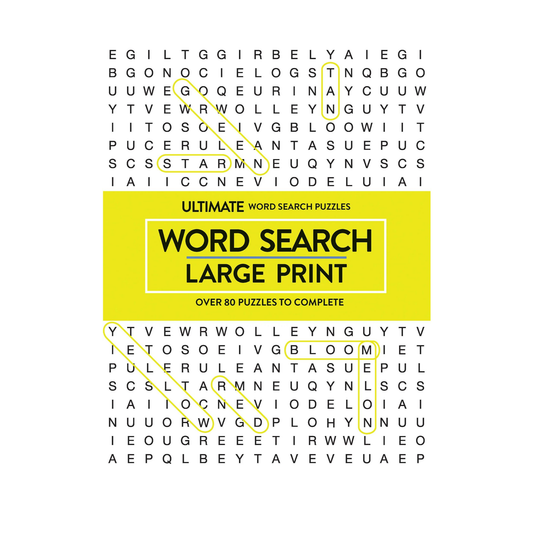 Large Print crossword book - 40 crosswords