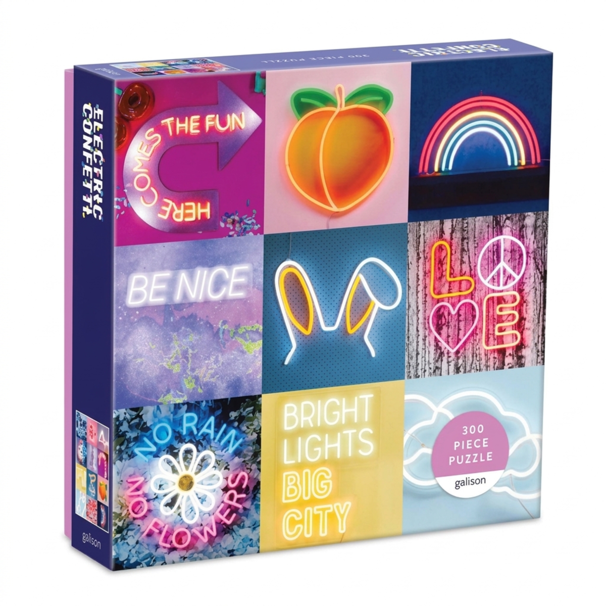Galison Electric Confetti Puzzle - 300 Pieces