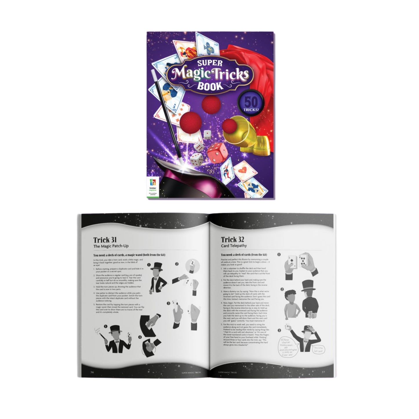 Super Magic Tricks Book and Kit