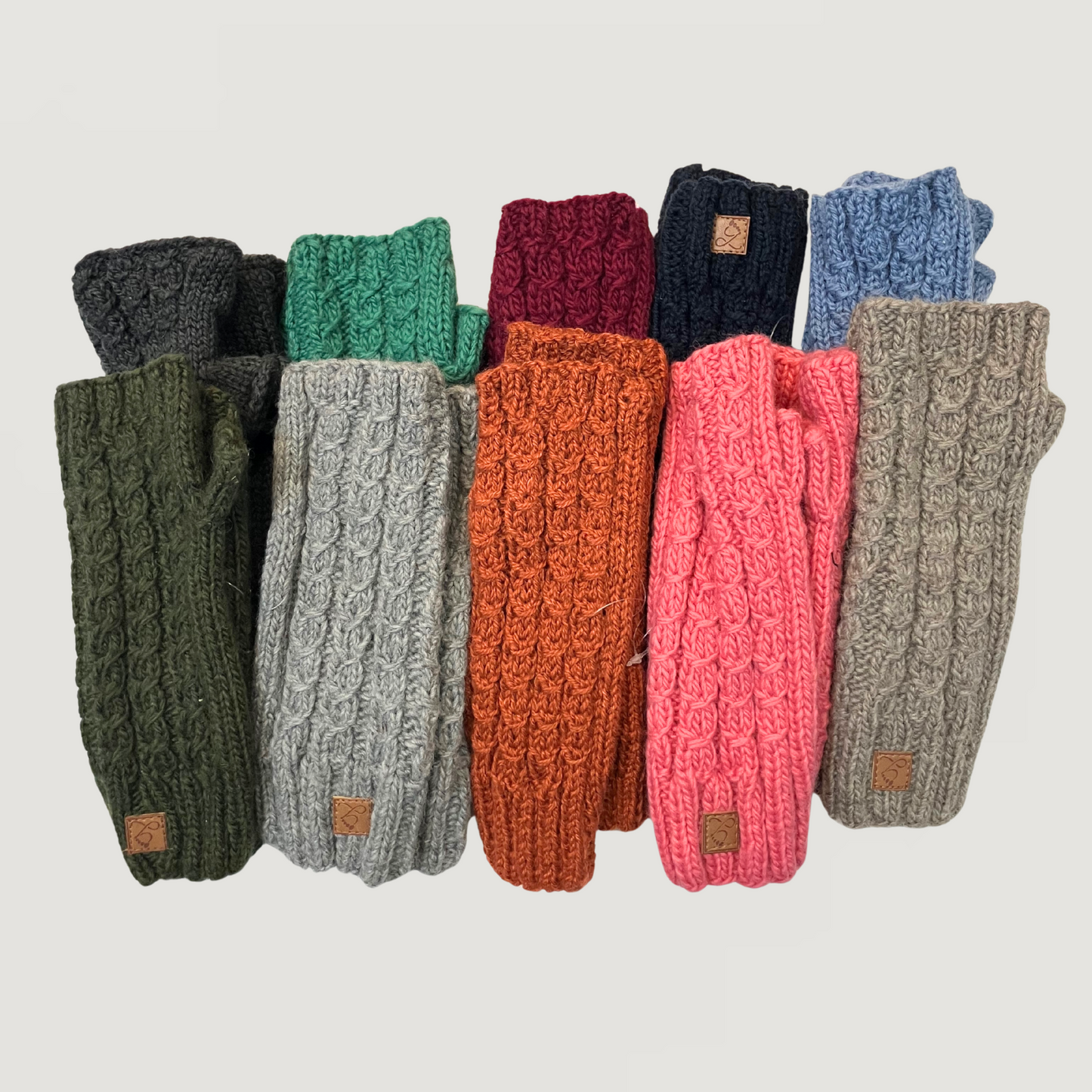 100% Marino Wool Unisex Hand & Wrist Warmers