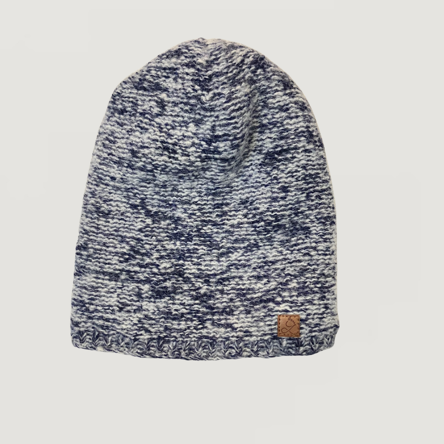 Mohair Wool Unisex Slouch Beanie Hat Adults