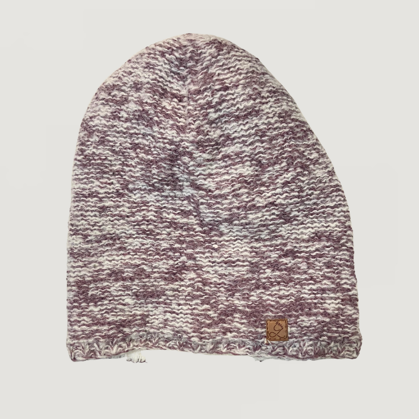 Mohair Wool Unisex Slouch Beanie Hat Adults