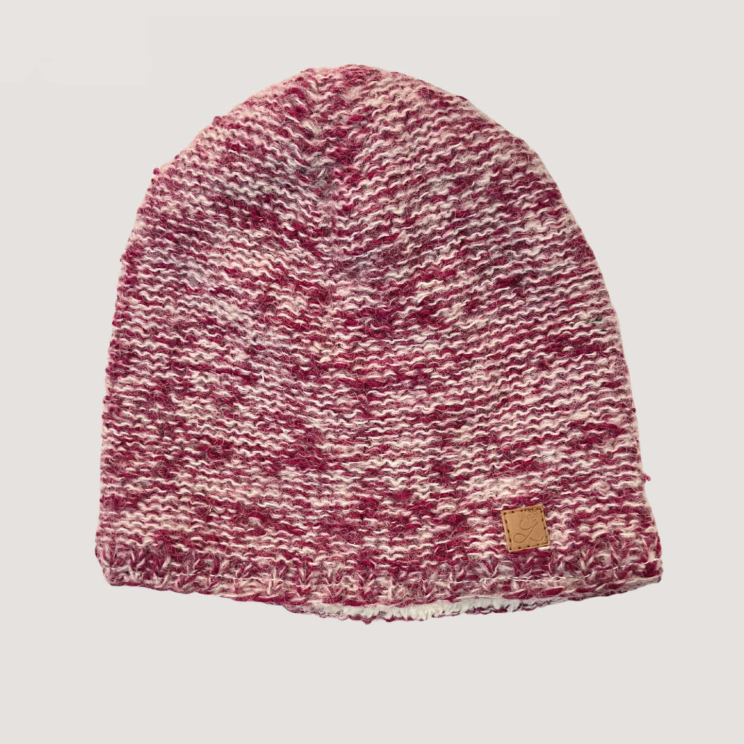 Mohair Wool Unisex Slouch Beanie Hat Adults