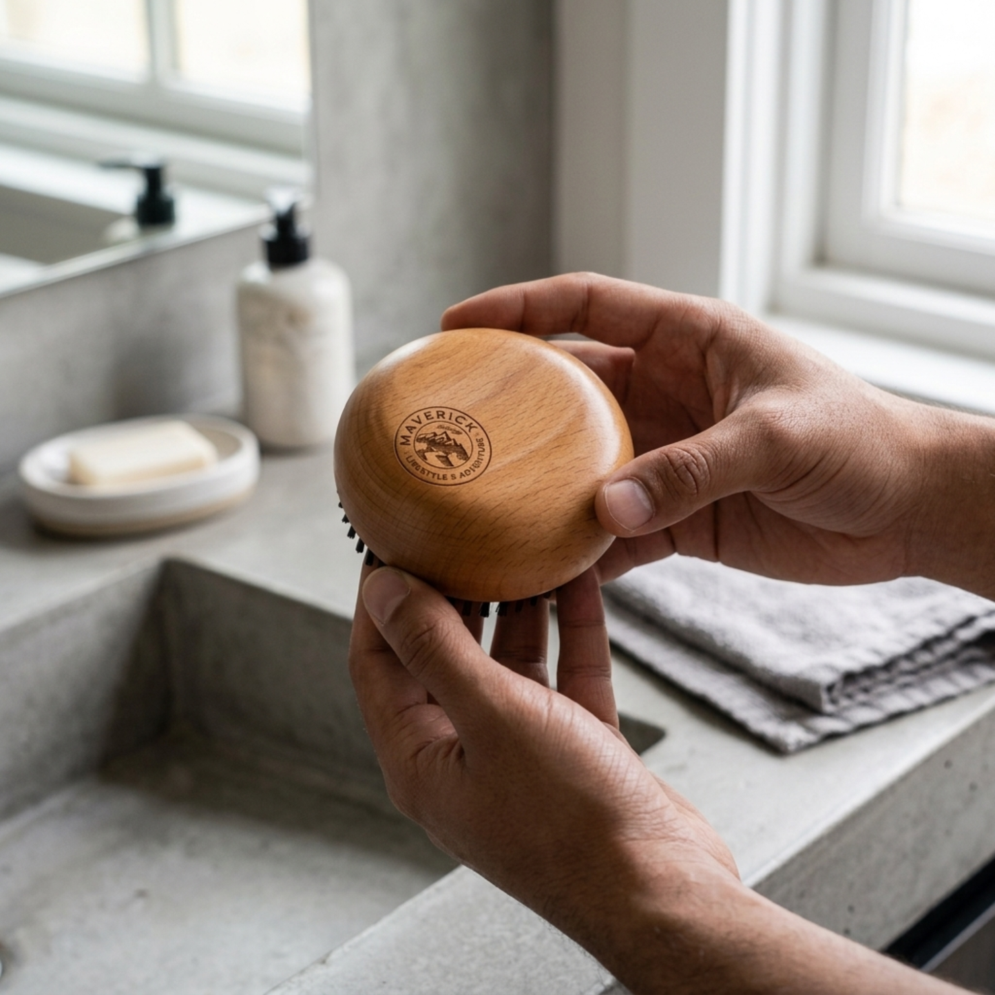 Maverick Massaging Wet & Dry Brush