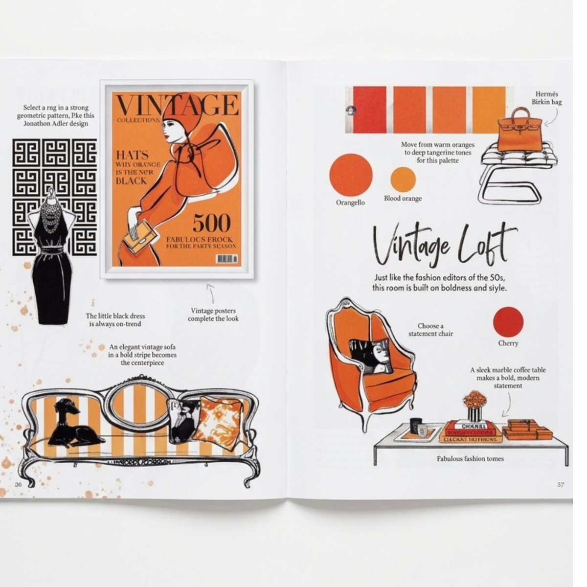 Fashion Hardcover Book, Megan Hess