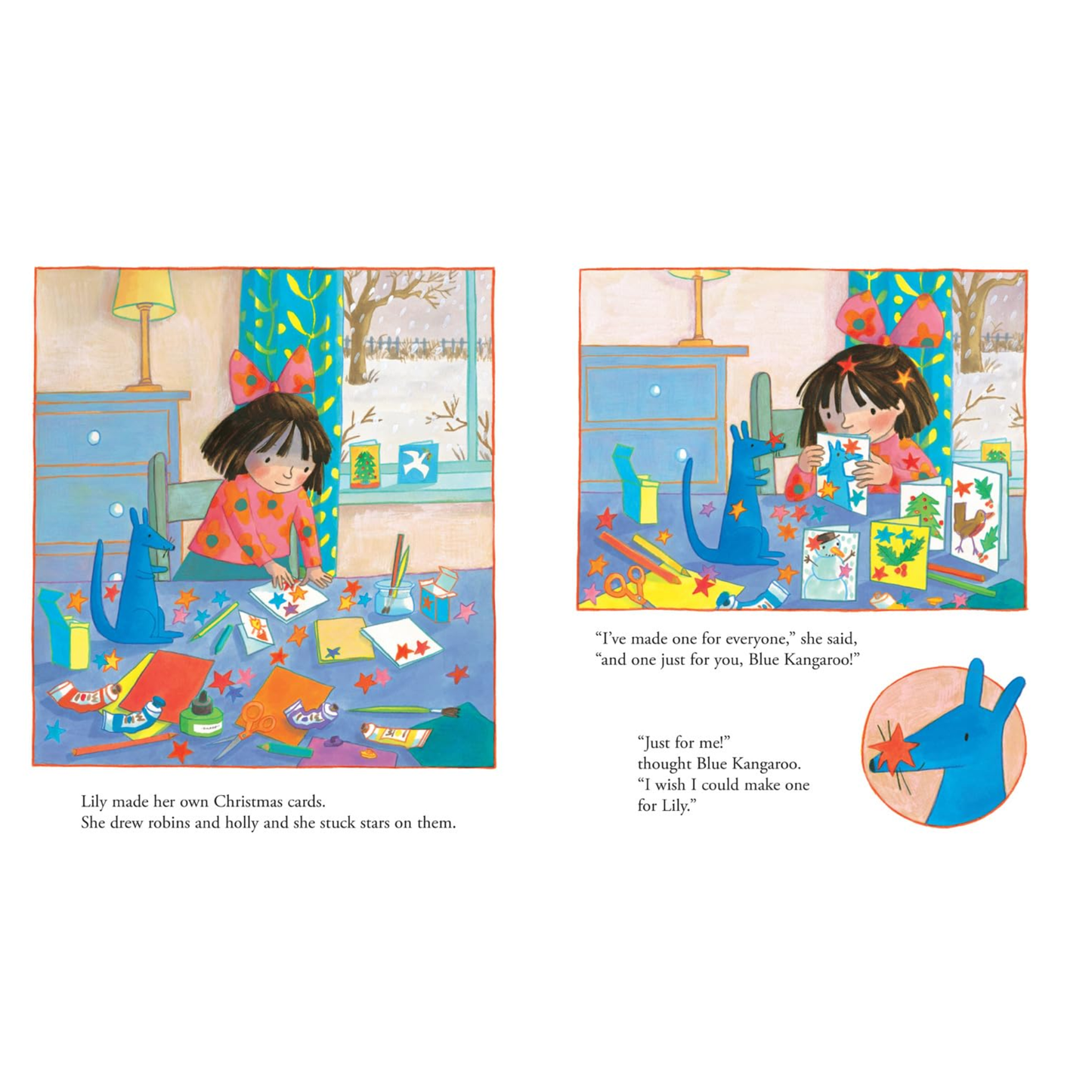 Merry Christmas Blue Kangaroo Picture Book