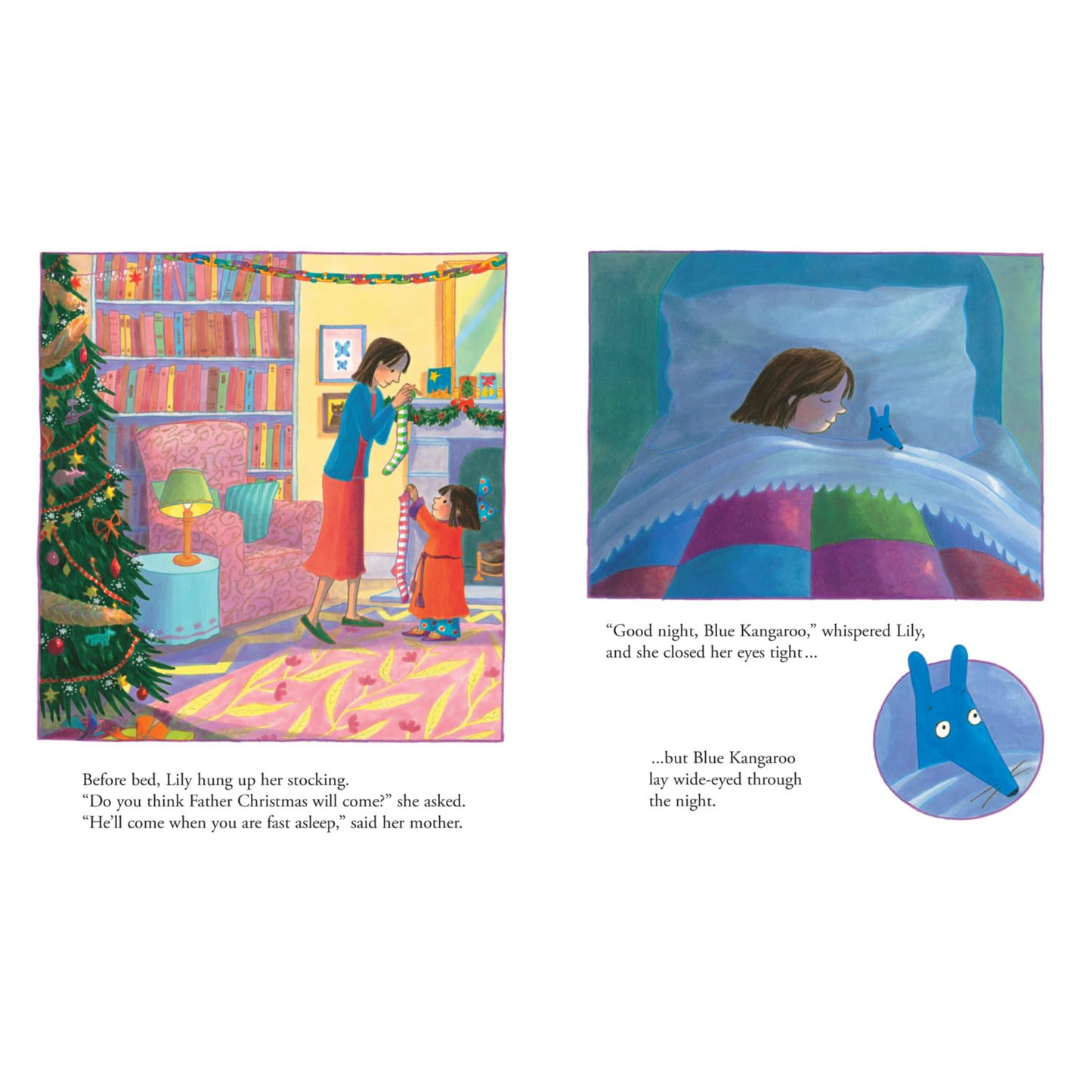 Merry Christmas Blue Kangaroo Picture Book