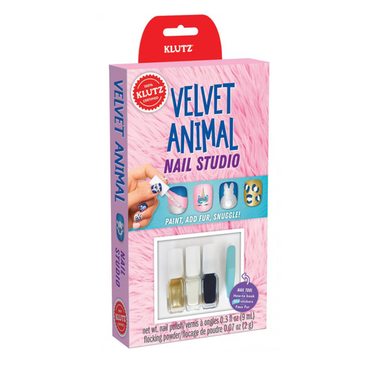 Velvet Animal Nail Studio Activity Kit