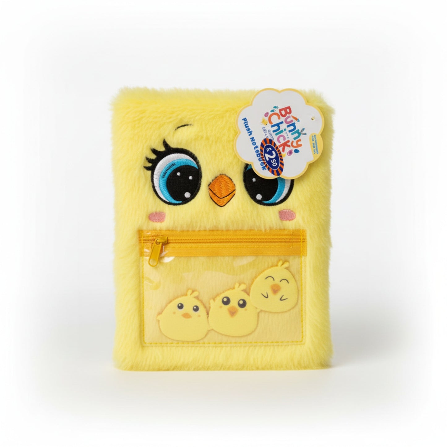 Bunny & Chick Plush Notebook