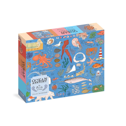500 piece Ocean Anatomy jigsaw puzzle
