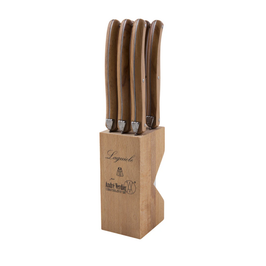 Andre Verdier 6 Knives (Olive Wood)