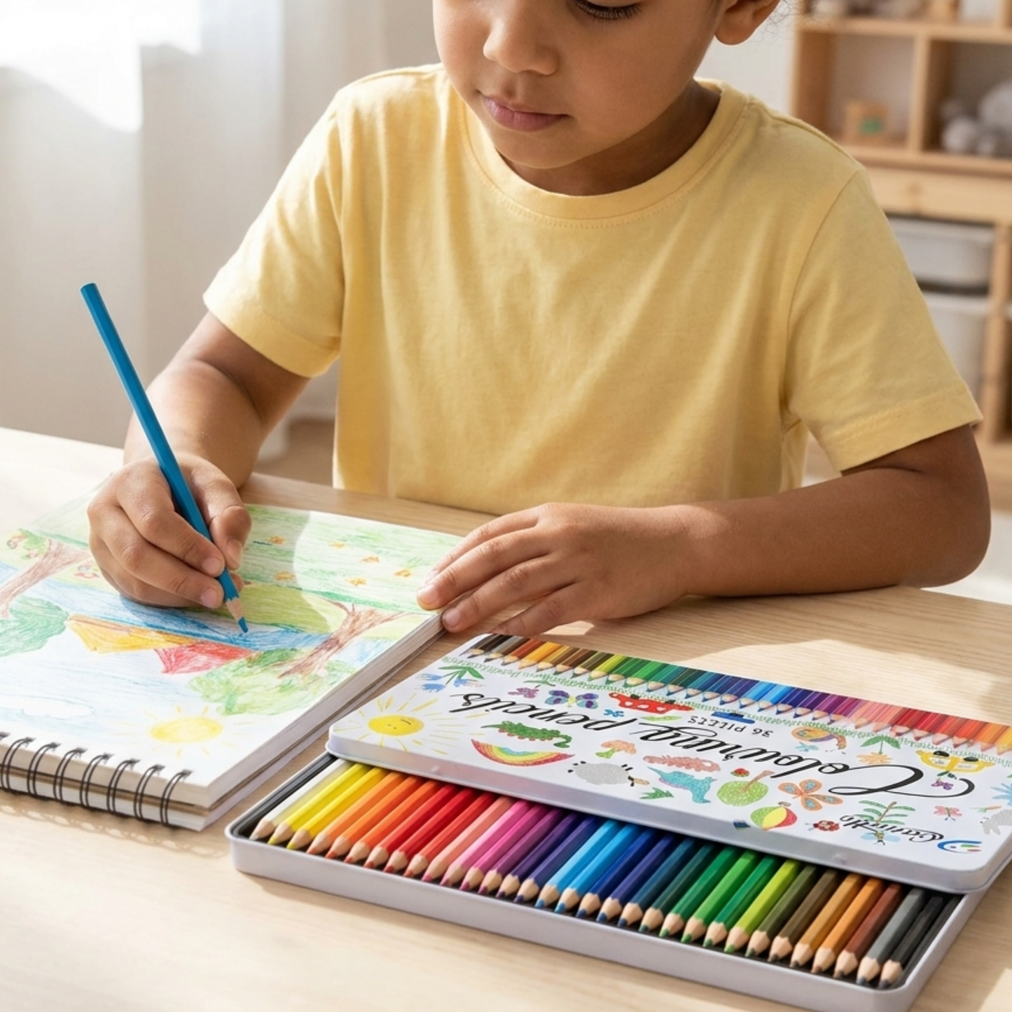 Camillo Coloured Pencils in Tin 36 Pack