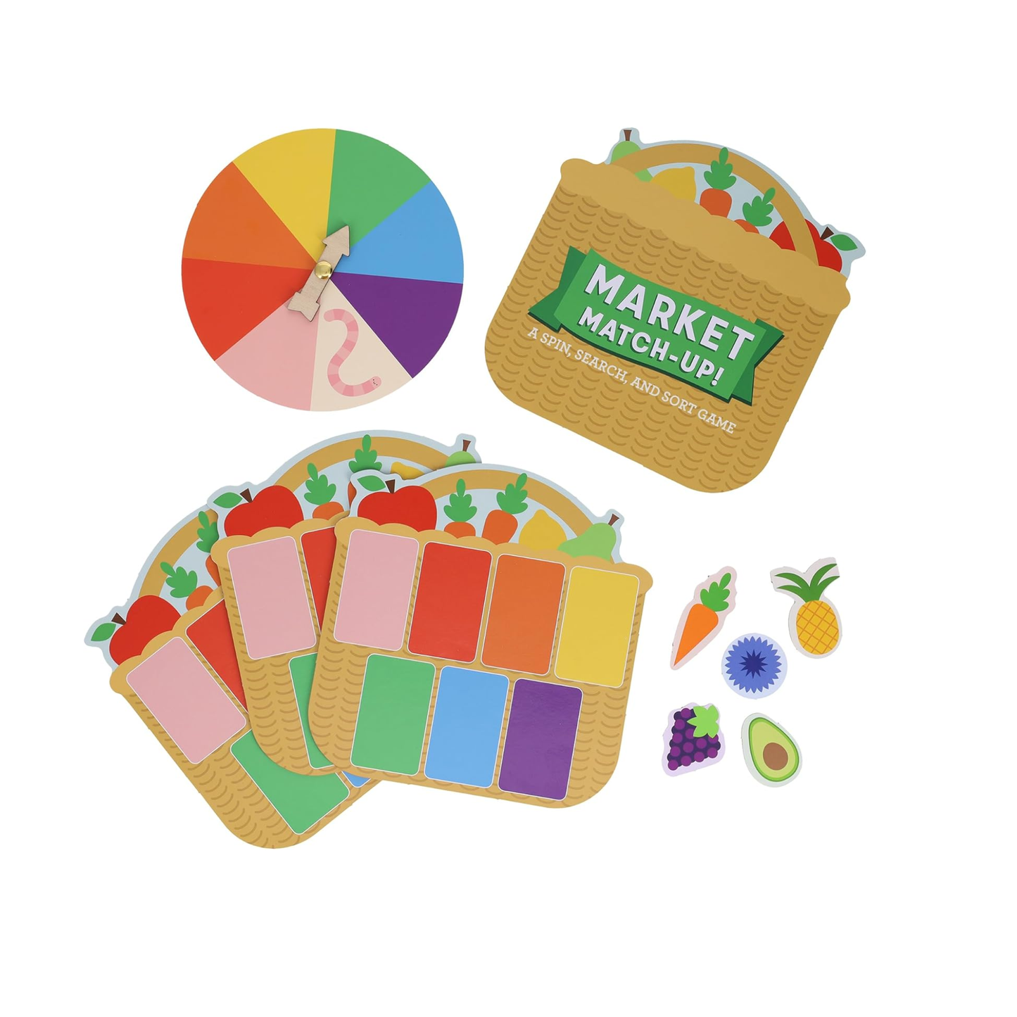 Petit Collage Market Match-Up!: Color Sorting Game