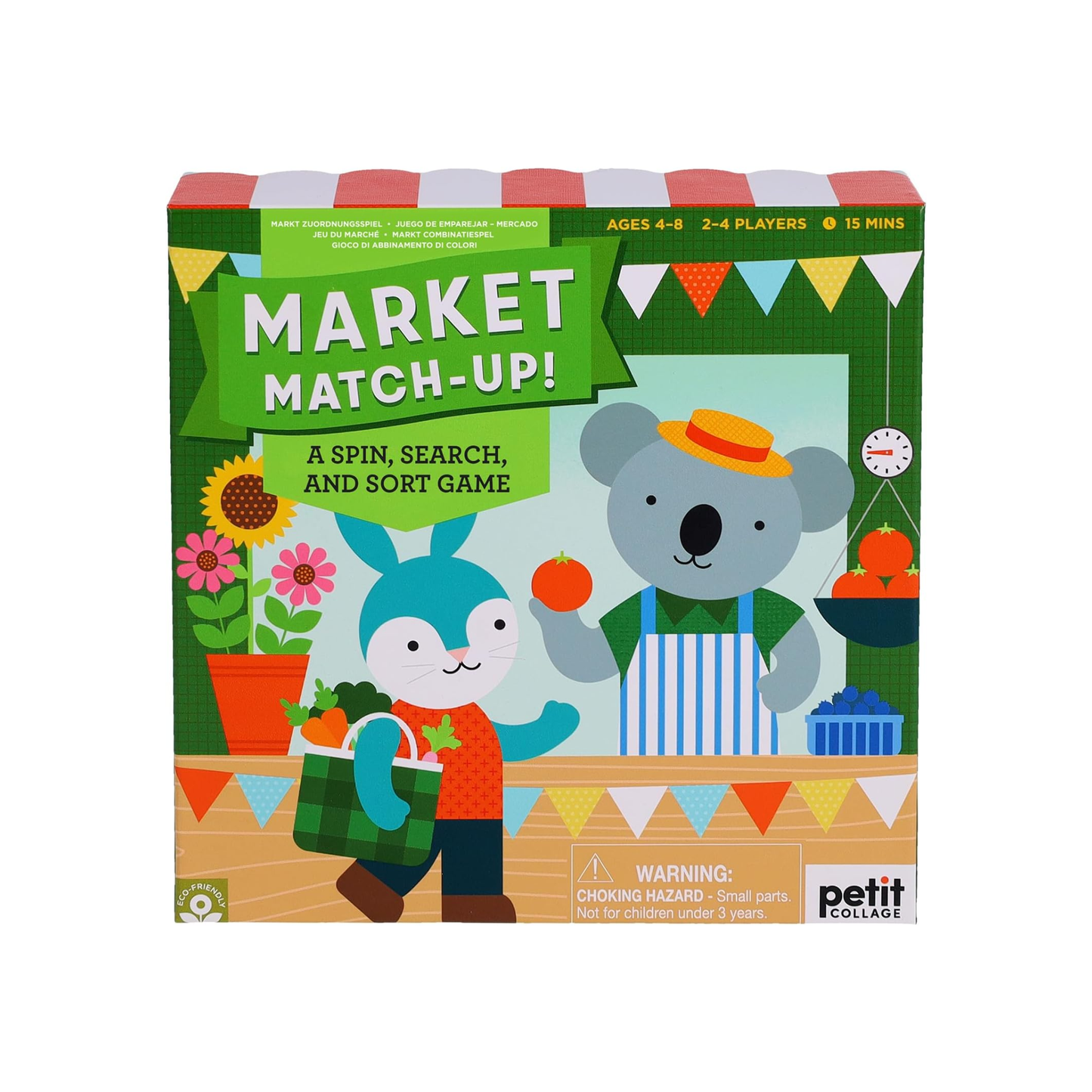 Petit Collage Market Match-Up!: Color Sorting Game
