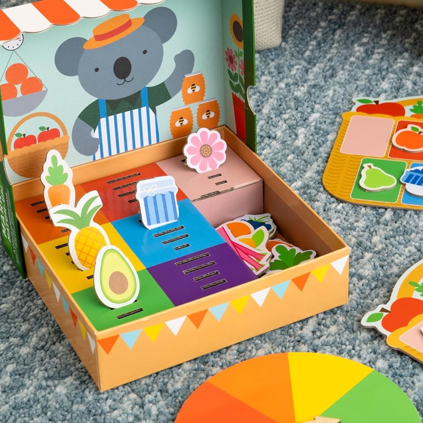 Petit Collage Market Match-Up!: Color Sorting Game