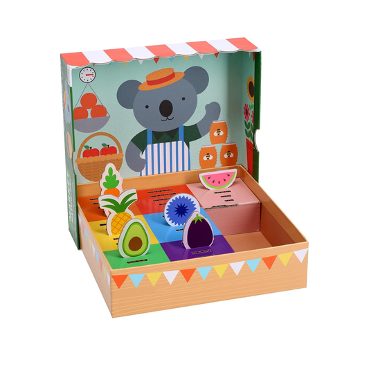 Petit Collage Market Match-Up!: Color Sorting Game