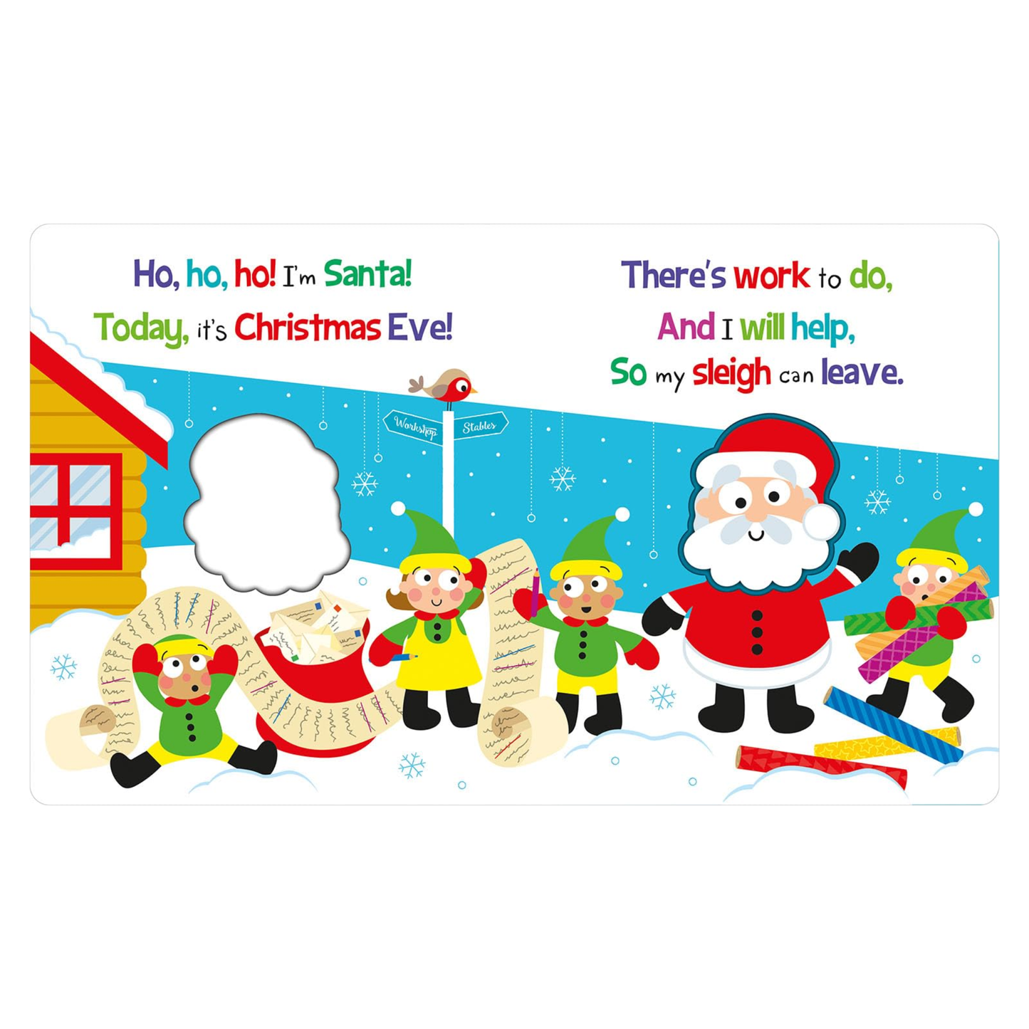 Ho Ho Ho No Santa Hardcover Book