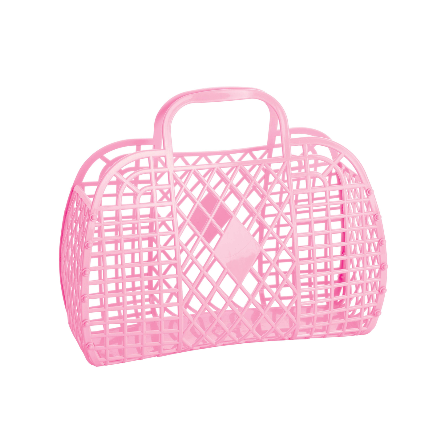 Gifts -  Retro Large Basket Pink
