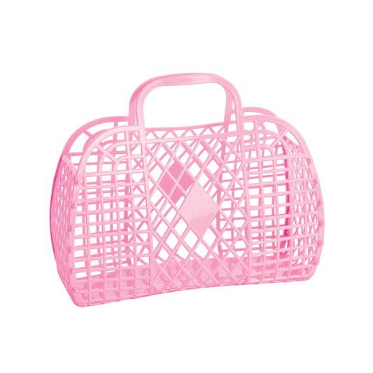Gifts -  Retro Large Basket Pink