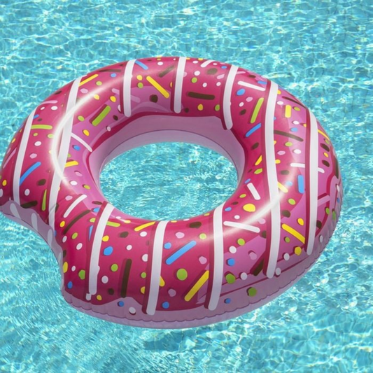 H2o Go Donut Swim Ring Pink & Chocolate