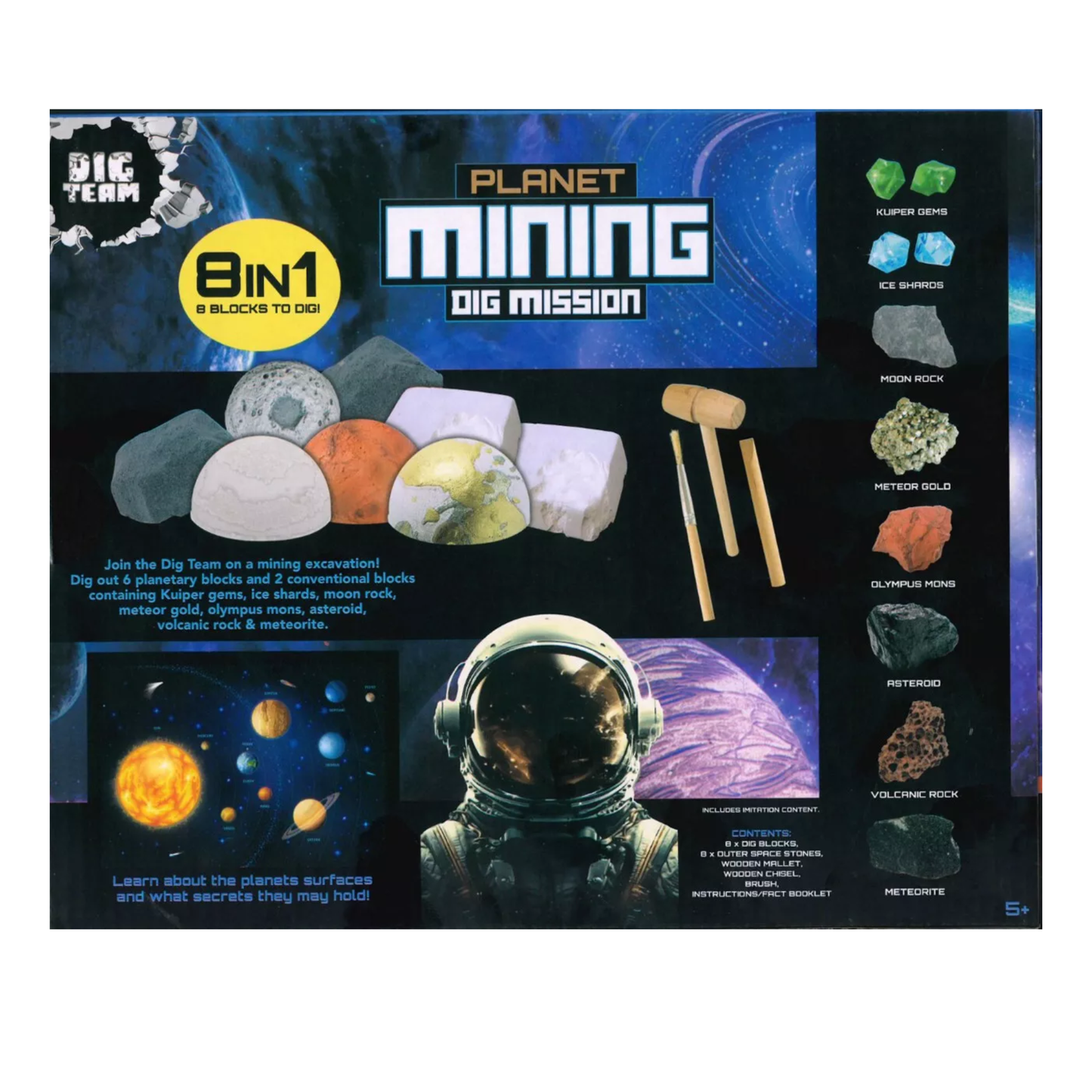 8 in 1 Space Excavation Kit