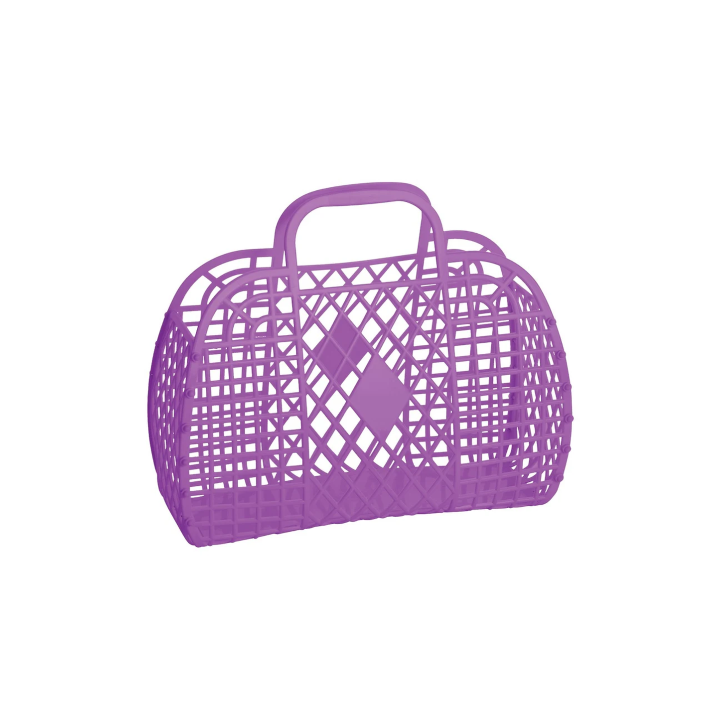 Gifts -  Retro Medium Basket Purple Large