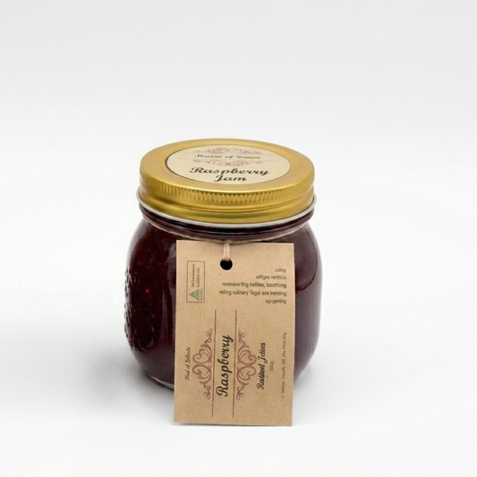 House of Scone Daylesford Raspberry Jam, 330g