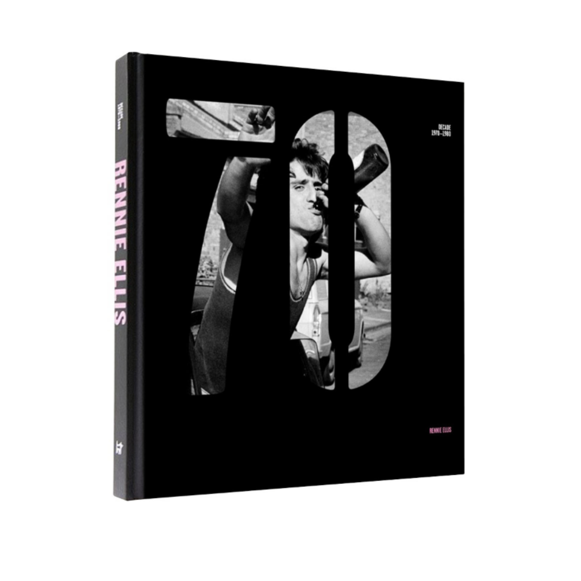 Rennie Ellis Decade: 1970–1980 coffee table book cover with iconic black and white photography.