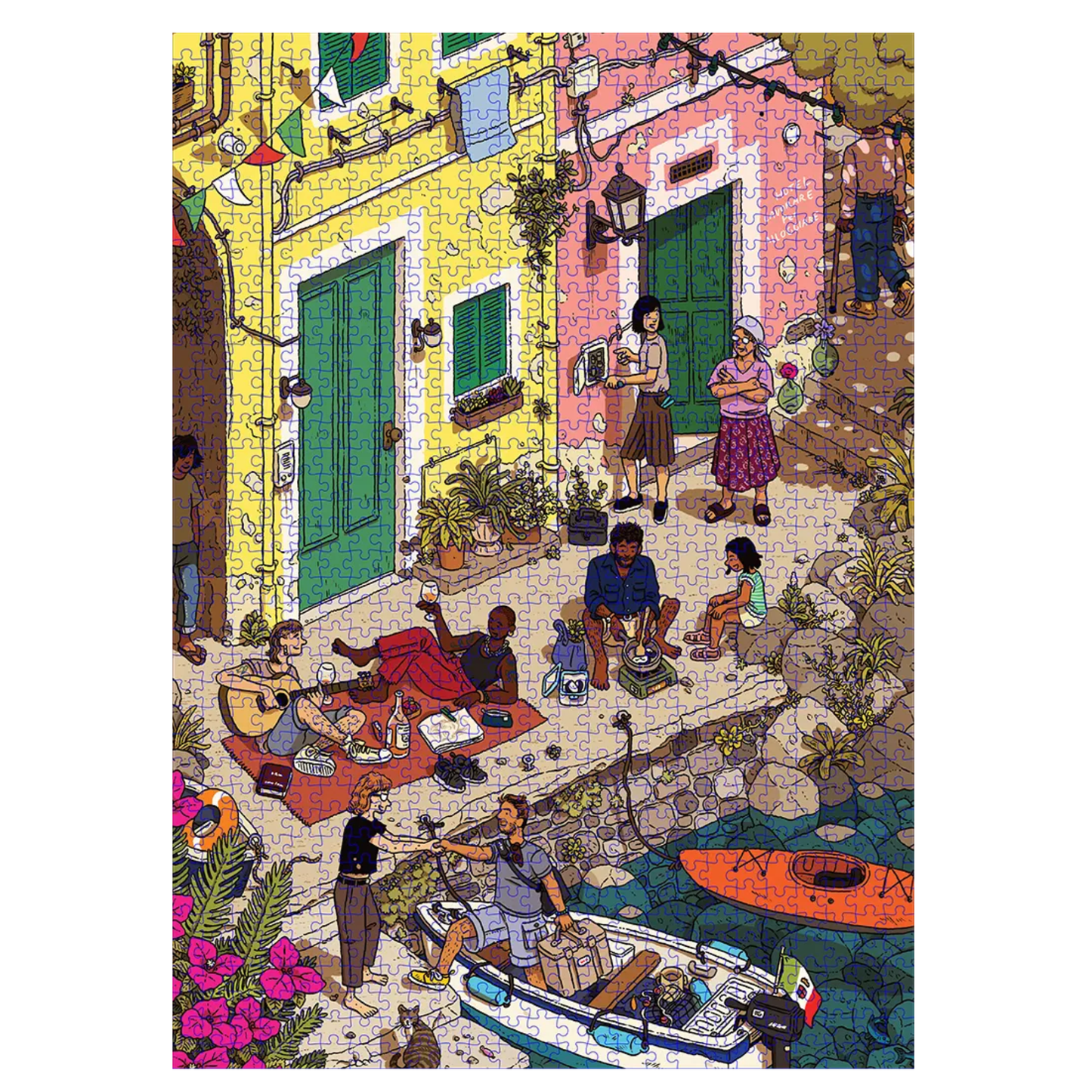 Riviera Memories: 1000-Piece Jigsaw Puzzle