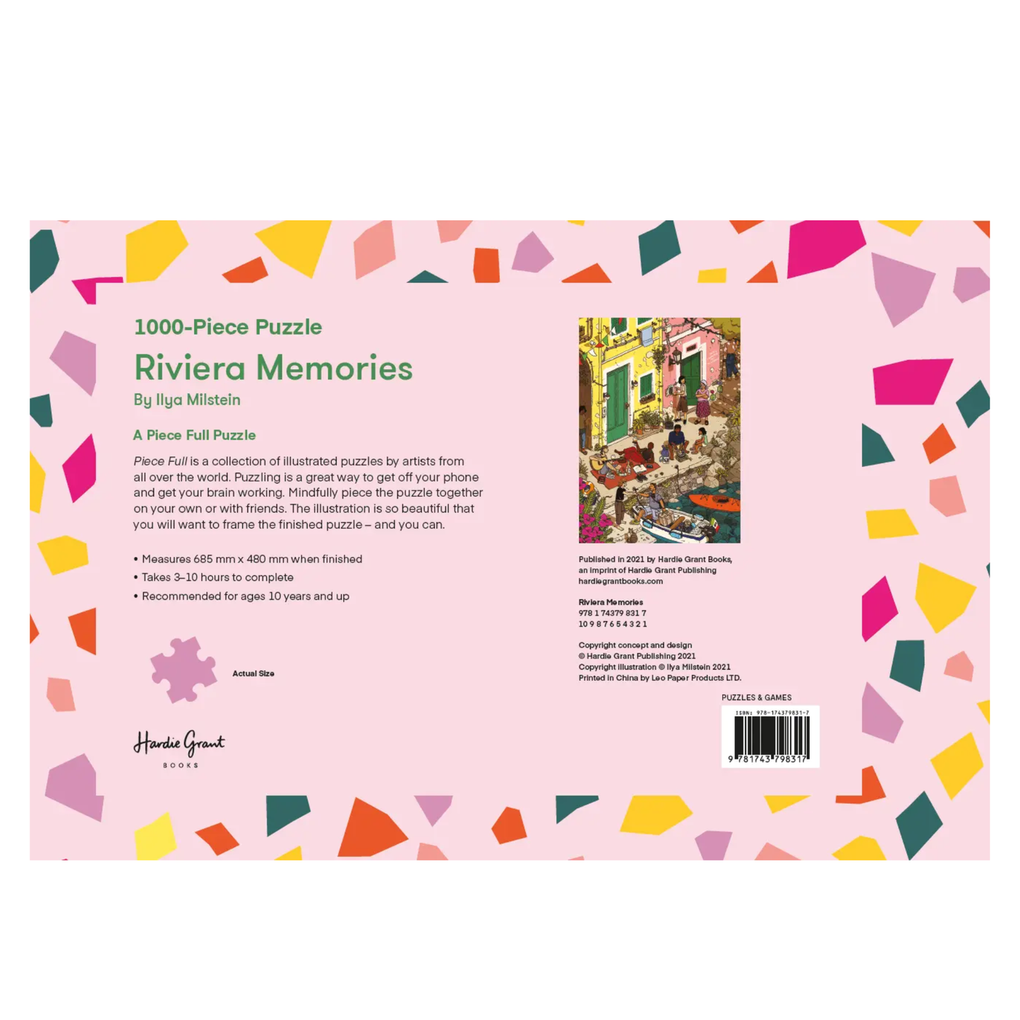 Riviera Memories: 1000-Piece Jigsaw Puzzle