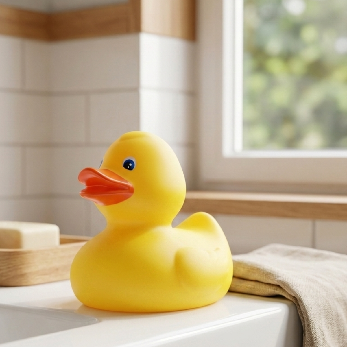 Rubber Baby Retro Duck