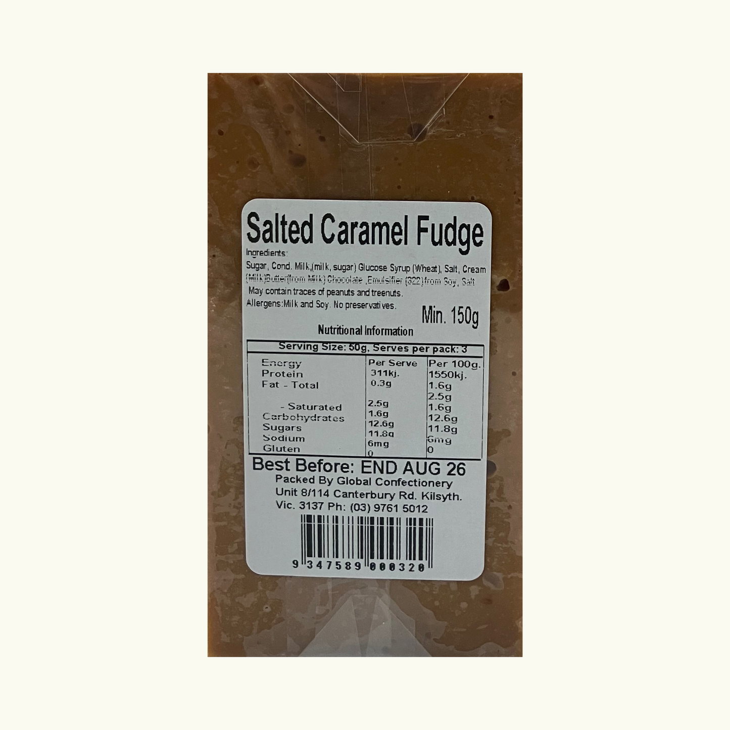 Salted Caramel Fudge 150g