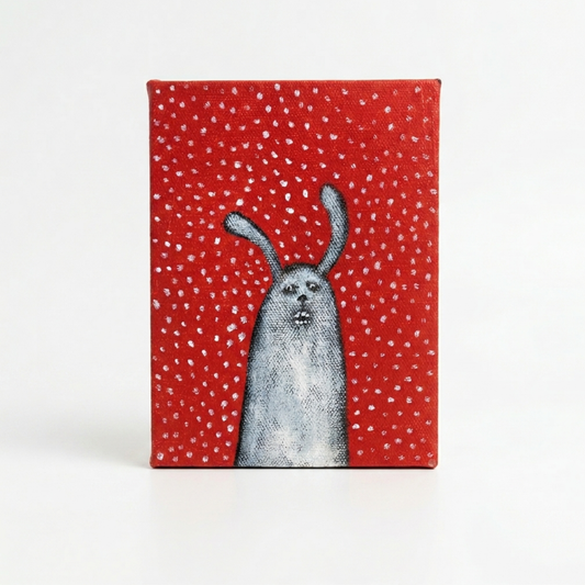 Australian Wall Art - Cheeky Dog painting - Sandra Broman - Small