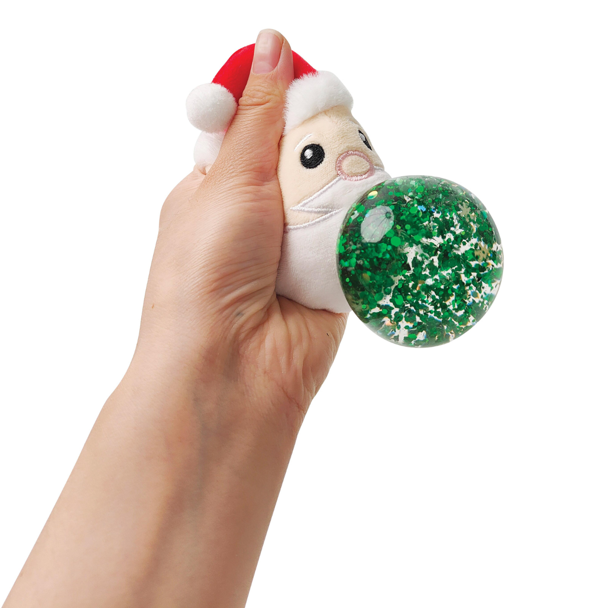 Santa and Rudolph Christmas Squish A Ball