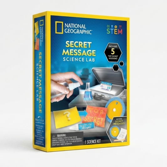 National Geographic Secret Message Science Lab Science Kit