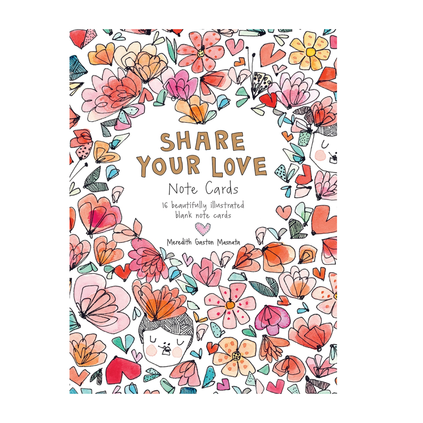 Greeting Card Set - Share your love note