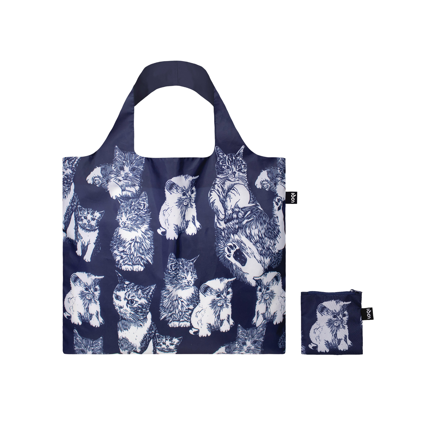 Gifts - Blue Cats Shopping Bag - LOQI