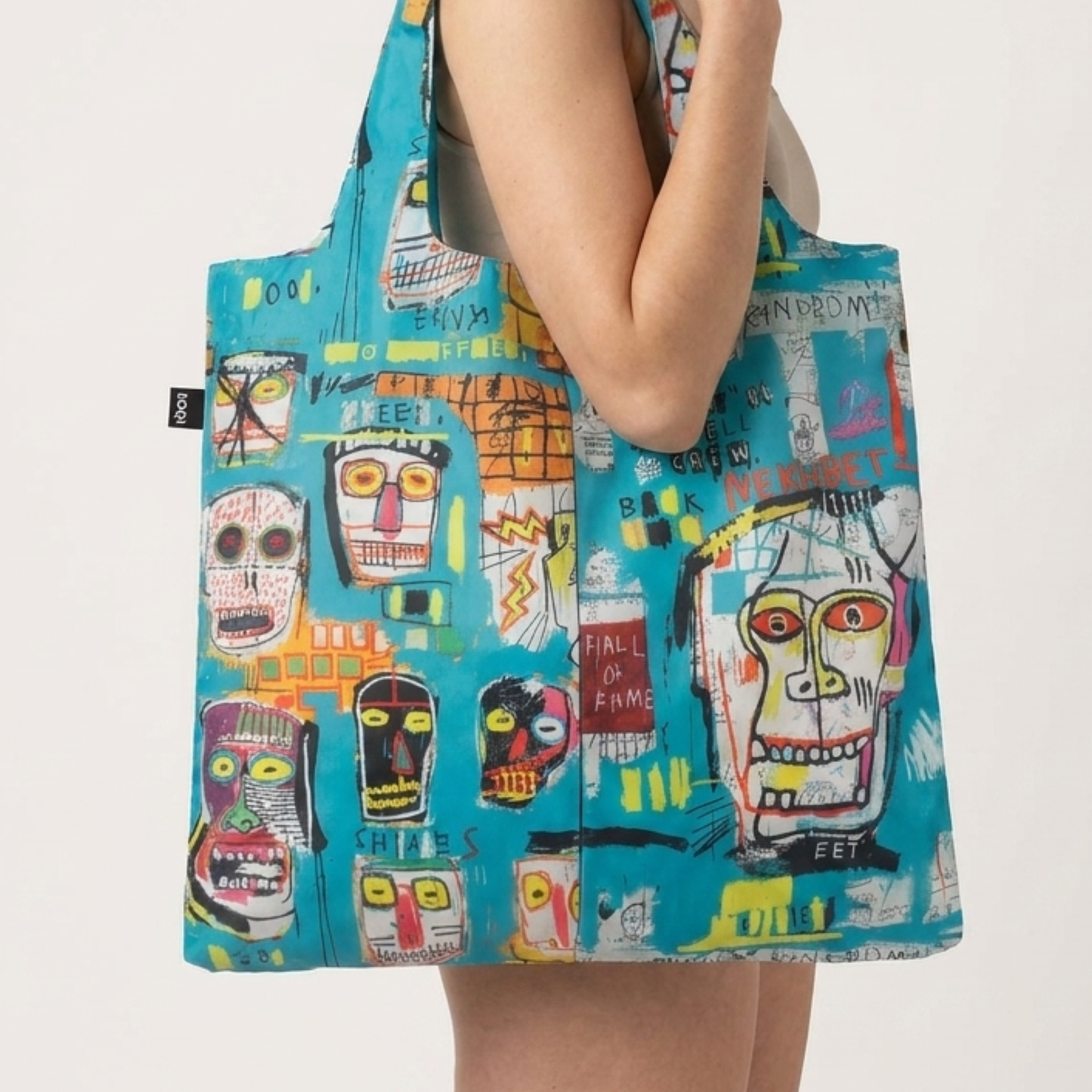 Gifts - Skull Jean-Michel Basquiat shopping bag - LOQI