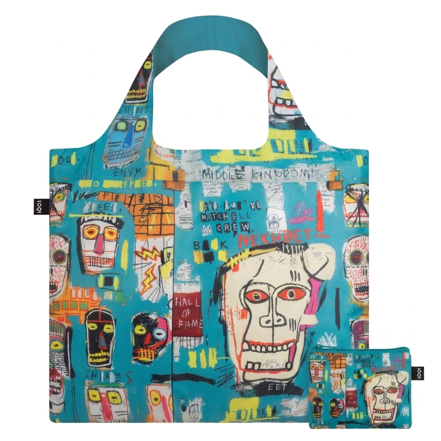 Gifts - Skull Jean-Michel Basquiat shopping bag - LOQI