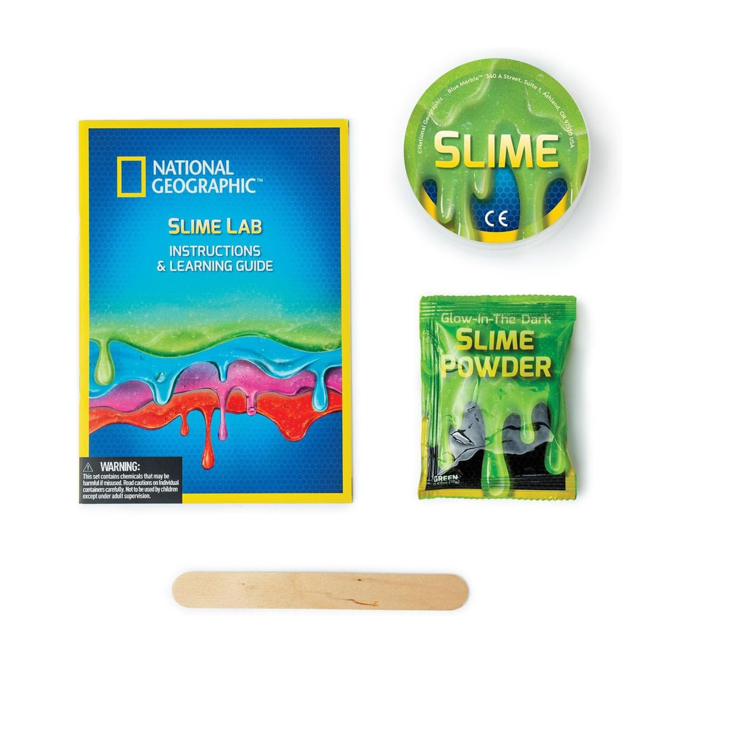 Glow-in-the-Dark Slime Lab Activity Kit, National Geographic