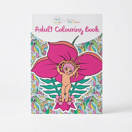 May Gibbs x Kasey Rainbow: Adult Colouring Book