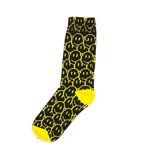 Yellow Smile Socks One Size
