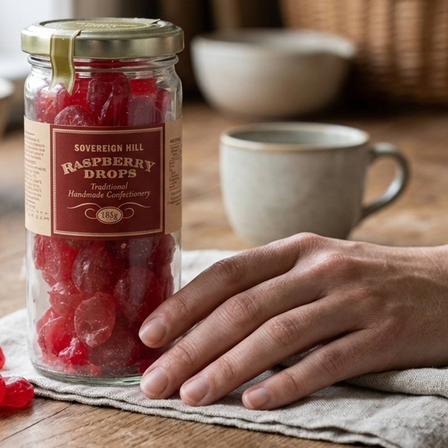 Gifts | Sovereign Hill Boiled Lollies - Raspberry, 185g