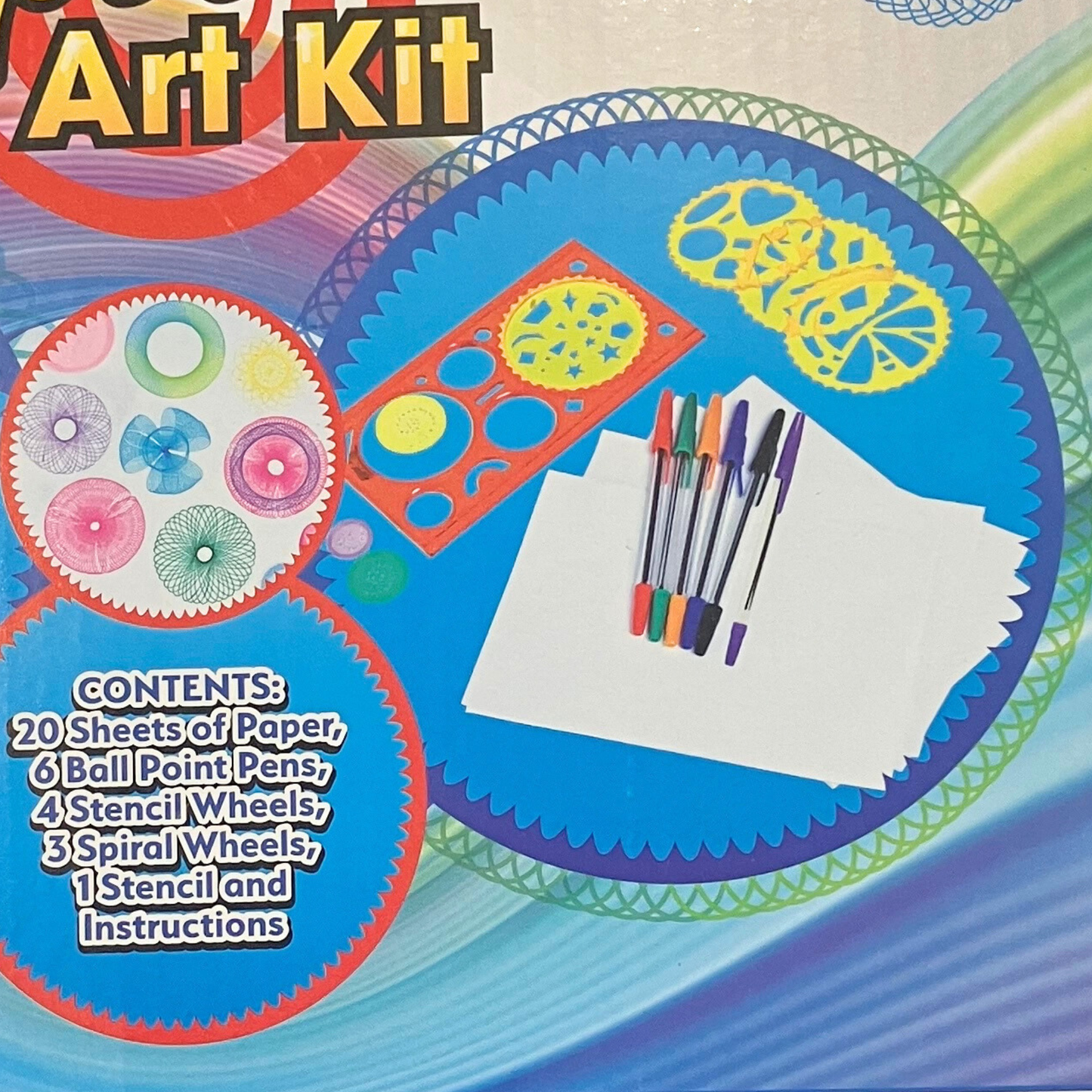 Spirograph Design & Colouring Kit - Craft Activity Kit