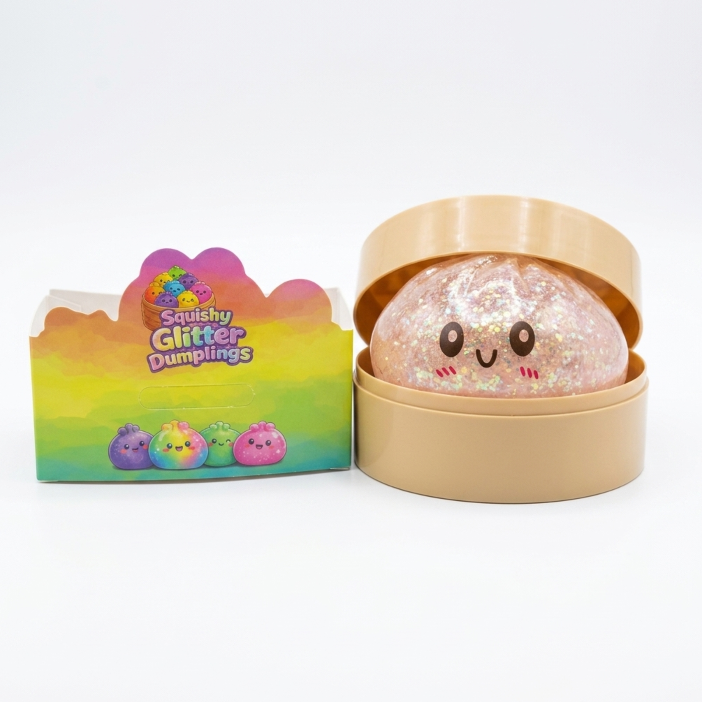 Glitter Dumpling Squishy Mystery Box