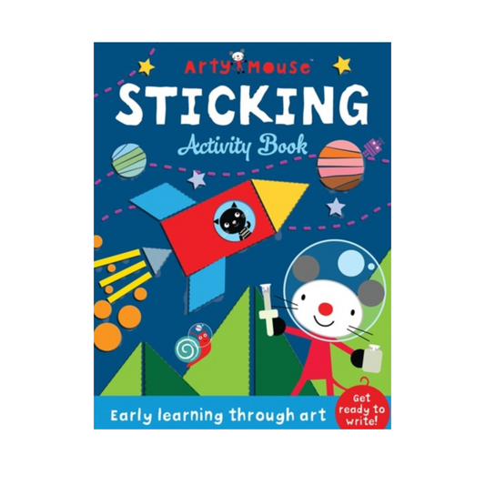 Arty Mouse Sticking Activity Book Paperback