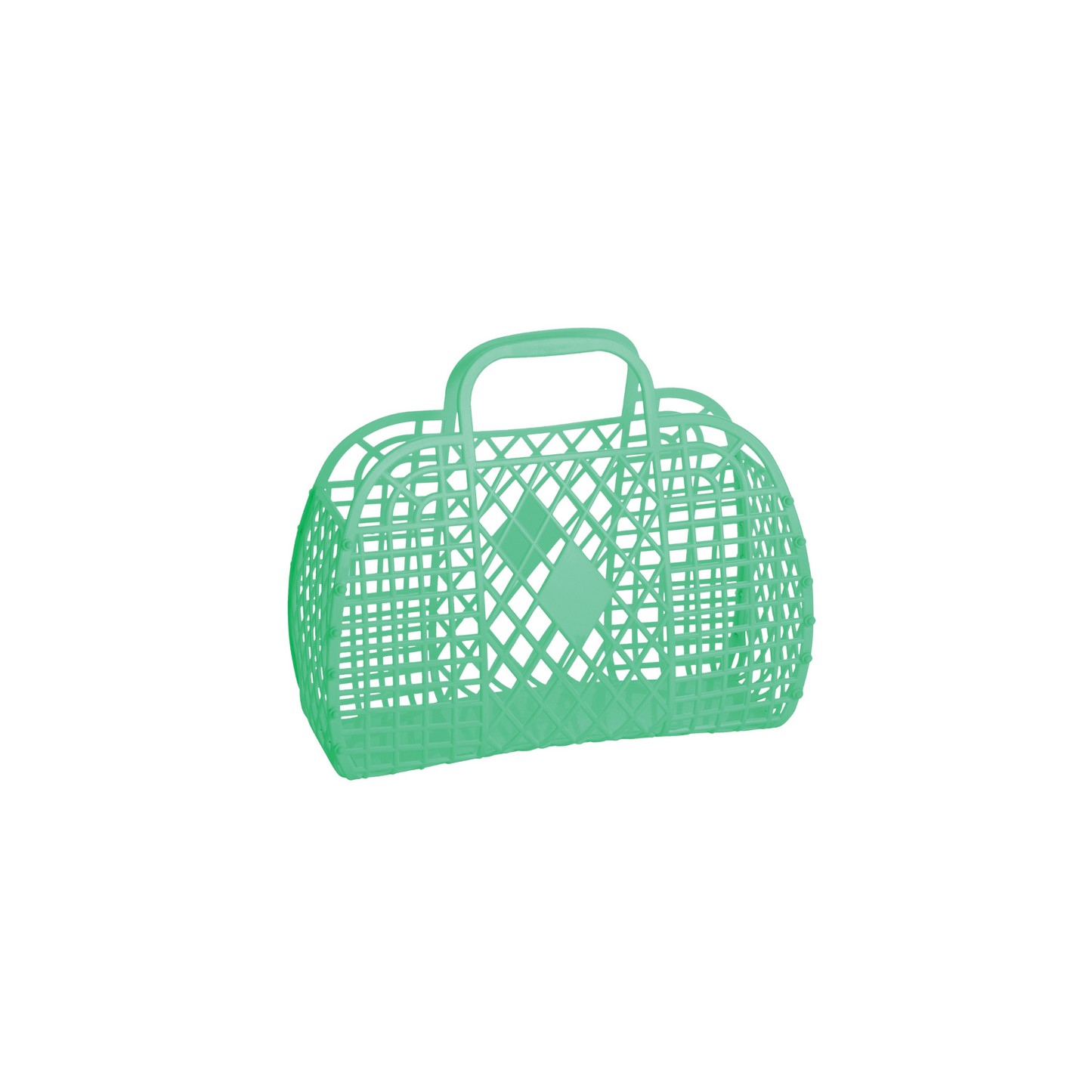 Gifts -  Retro Small Basket Green