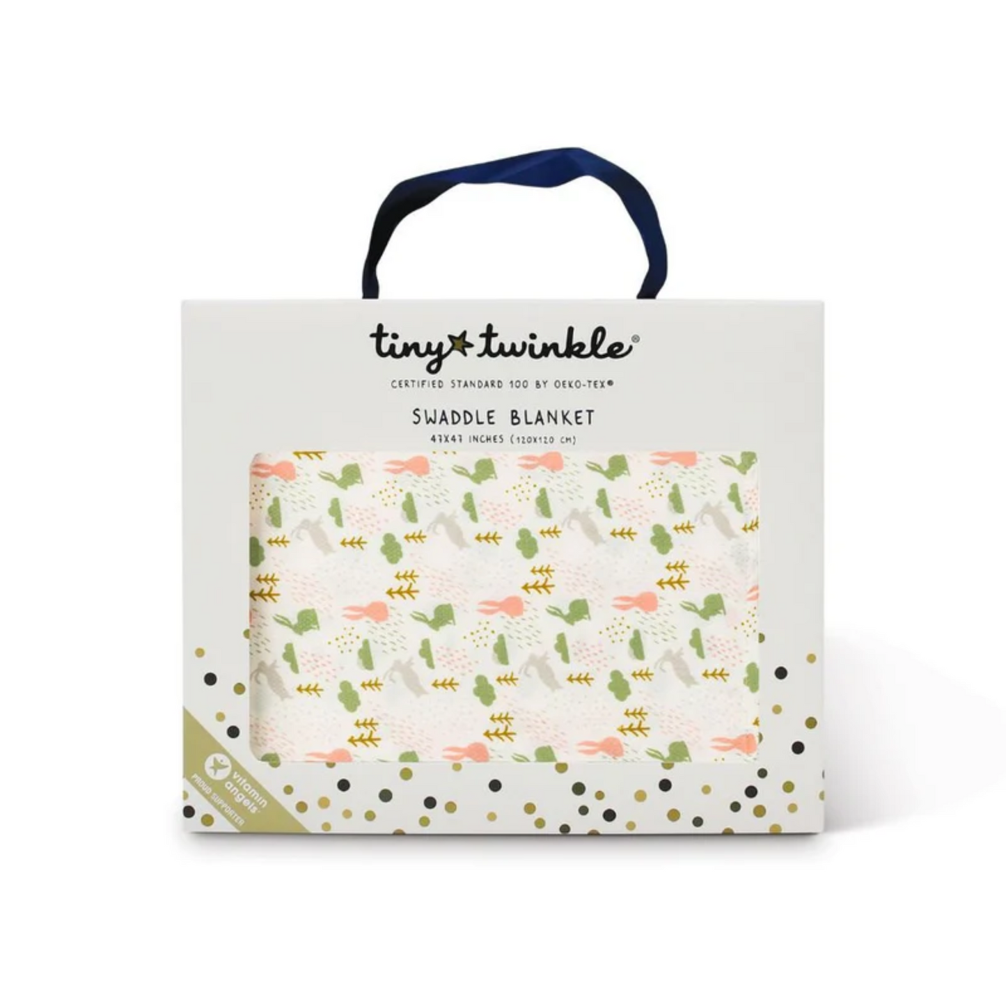 Tiny Twinkle Bunny Swaddle Gift Box Baby Blanket