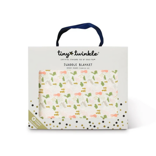 Tiny Twinkle Bunny Swaddle Gift Box Baby Blanket