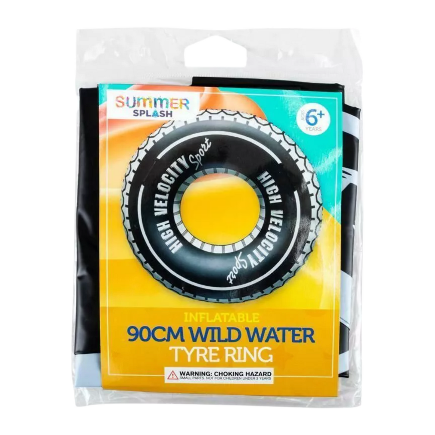 Swim Rings Inflatable Tyre Design Pool Holidays 90cm